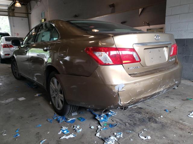 Photo 3 from auction – 2007 LEXUS ES 350 with VIN JTHBJ46G072037077