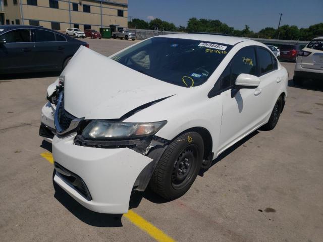 Photo 2 from auction – 2015 HONDA CIVIC LX with VIN 2HGFB2F59FH524613