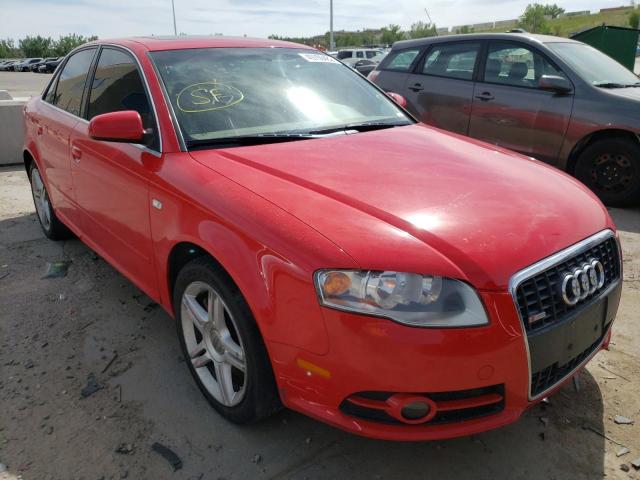 AUDI A4 2.0T QU 2008 with VIN WAUDF78E18A104329 - Photo from auction