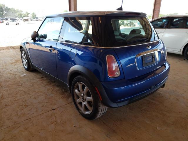 Photo 3 from auction – 2006 MINI COOPER with VIN WMWRC33506TJ78955