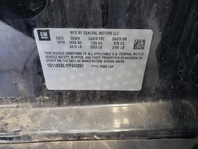 Photo 10 from auction – 2015 CHEVROLET MALIBU LS with VIN 1G11A5SL1FF240291