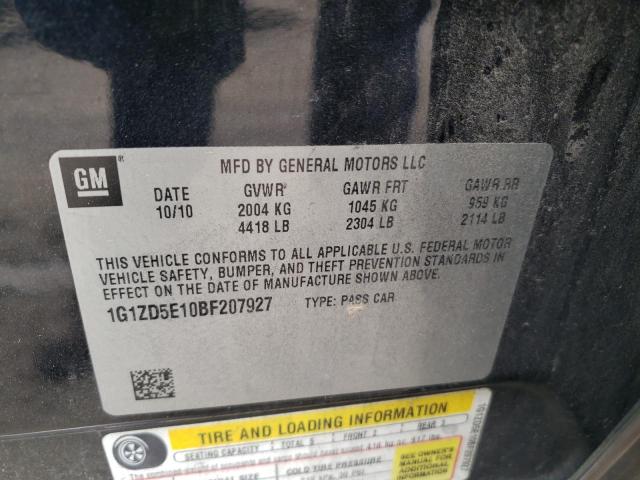 Photo 10 from auction – 2011 CHEVROLET MALIBU 2LT with VIN 1G1ZD5E10BF207927