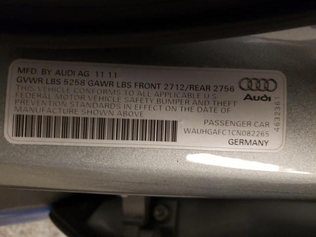 Photo 10 from auction – 2012 AUDI A6 PRESTIG with VIN WAUHGAFC1CN082265
