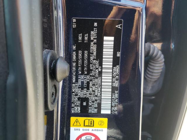 Photo 10 from auction – 2019 LEXUS RX 350 BAS with VIN 2T2ZZMCA4KC128805