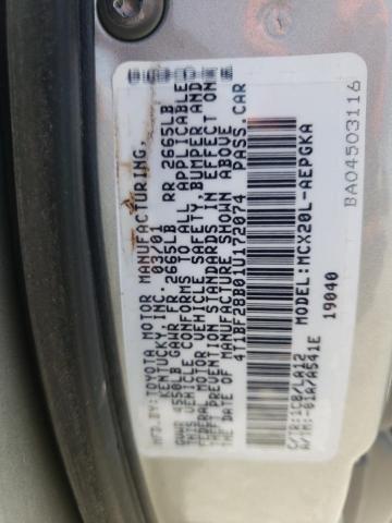 Photo 10 from auction – 2001 TOYOTA AVALON XL with VIN 4T1BF28B01U172074