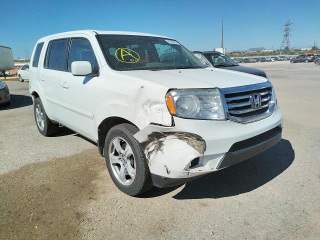 HONDA PILOT EXL 2014 with VIN 5FNYF3H55EB004055 - Photo from auction