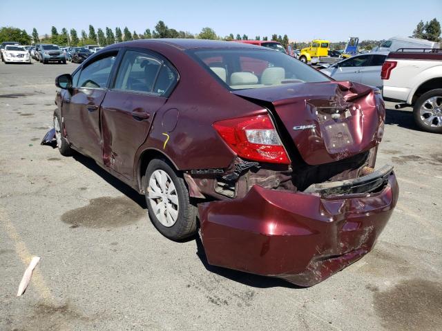 Photo 3 from auction – 2012 HONDA CIVIC LX with VIN JHMFB2F50CS003054