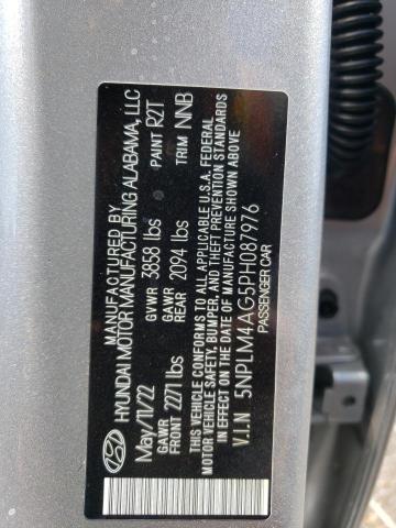 Photo 10 from auction – 2023 HYUNDAI ELANTRA with VIN 5NPLM4AG5PH087976