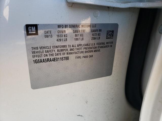 Photo 10 from auction – 2014 CADILLAC ATS with VIN 1G6AA5RA4E0116788