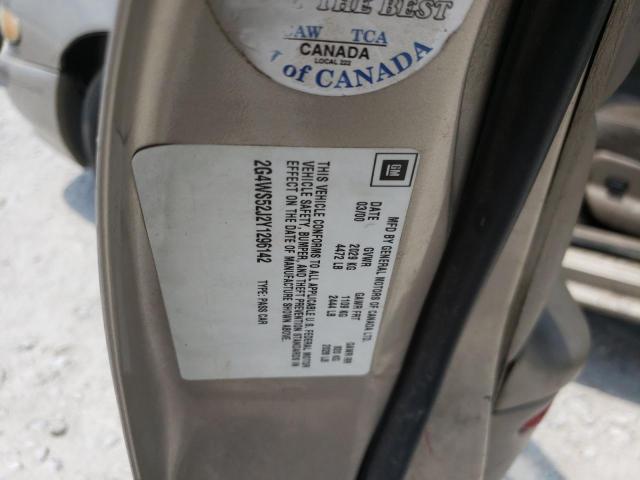 Photo 10 from auction – 2000 BUICK CENTURY CU with VIN 2G4WS52J2Y1296142