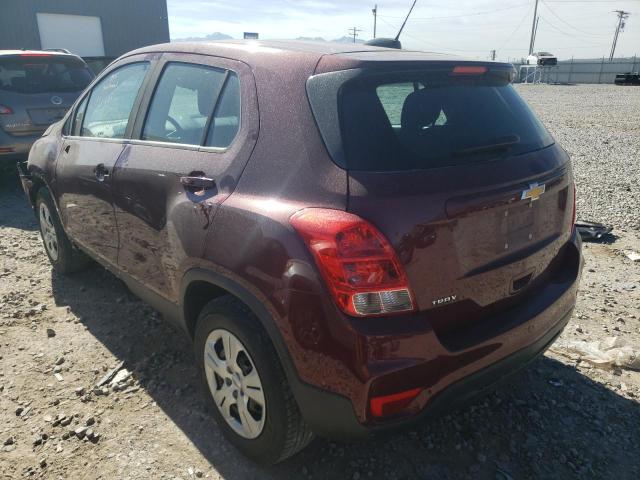 Photo 3 from auction – 2017 CHEVROLET TRAX LS with VIN 3GNCJKSB6HL276015