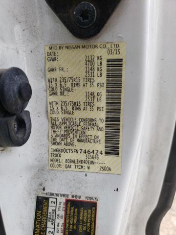 Photo 10 from auction – 2015 NISSAN FRONTIER S with VIN 1N6BD0CT5FN746424