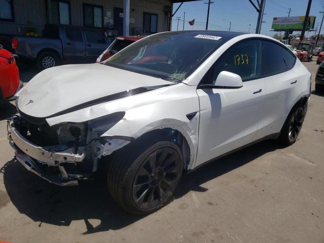 Photo 2 from auction – 2021 TESLA MODEL Y with VIN 5YJYGDEE9MF270863