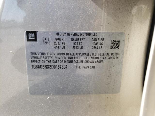 Photo 10 from auction – 2013 CADILLAC ATS with VIN 1G6AG5RX3D0157804