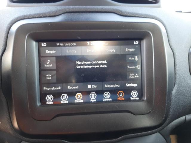 Photo 9 from auction – 2018 JEEP RENEGADE T with VIN ZACCJBCB3JPH73947