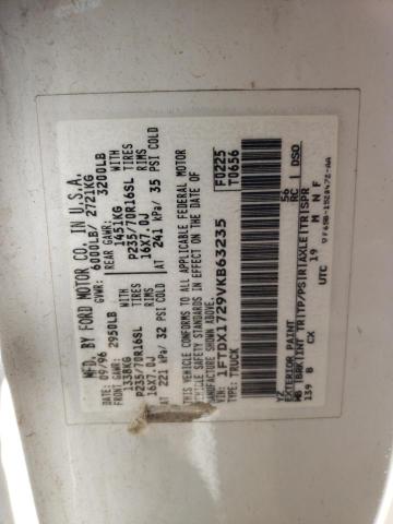 Photo 10 from auction – 1997 FORD F150 with VIN 1FTDX1729VKB63235