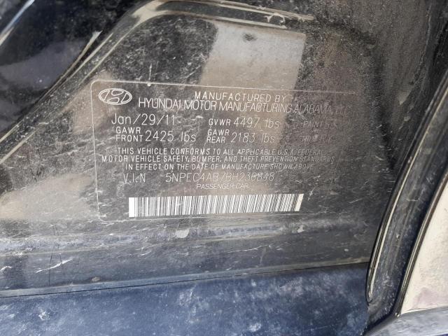 Photo 10 from auction – 2011 HYUNDAI SONATA SE with VIN 5NPEC4AB7BH236848
