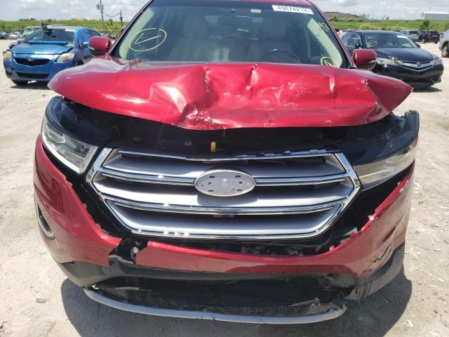 Photo 9 from auction – 2016 FORD EDGE SEL with VIN 2FMPK3J9XGBB70880