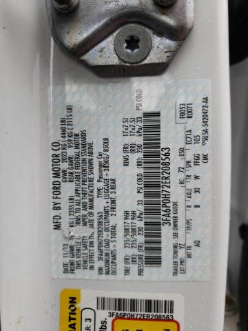 Photo 10 from auction – 2014 FORD FUSION SE with VIN 3FA6P0H72ER208563