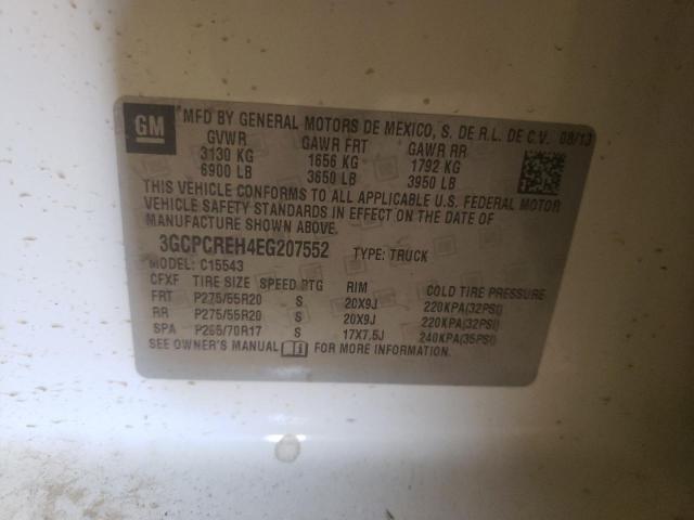Photo 10 from auction – 2014 CHEVROLET SILVERADO with VIN 3GCPCREH4EG207552