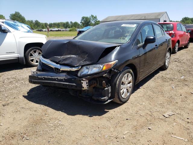 Photo 2 from auction – 2012 HONDA CIVIC LX with VIN 19XFB2F58CE078122