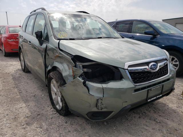 SUBARU FORESTER 2 2015 with VIN JF2SJABCXFH490428 - Photo from auction