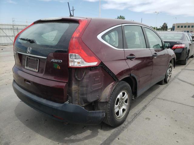 Photo 4 from auction – 2013 HONDA CR-V LX with VIN 5J6RM4H33DL010893