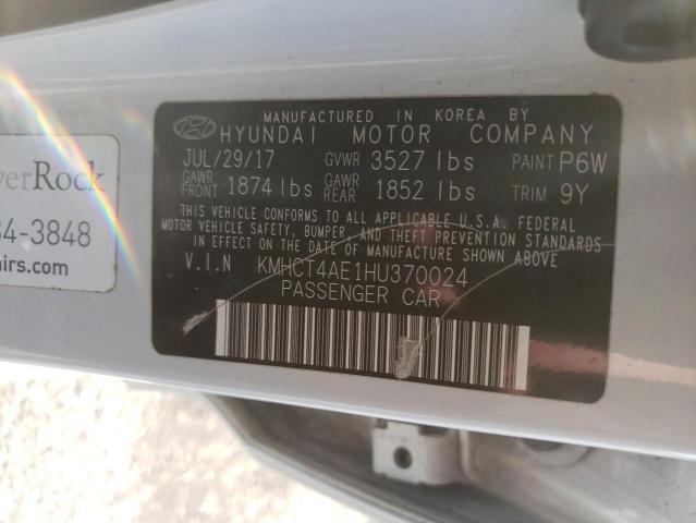 Photo 10 from auction – 2017 HYUNDAI ACCENT SE with VIN KMHCT4AE1HU370024