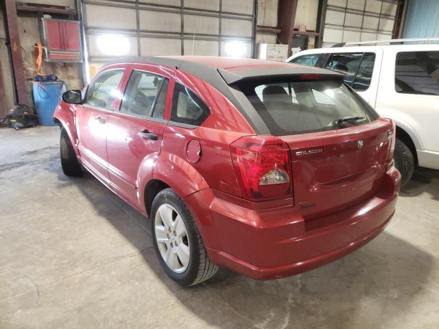 Photo 3 from auction – 2007 DODGE CALIBER SX with VIN 1B3HB48B77D192144