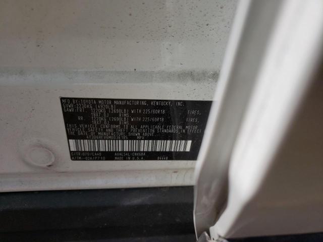 Photo 10 from auction – 2021 TOYOTA RAV4 LIMIT with VIN 4T3D6RFV6MU036185