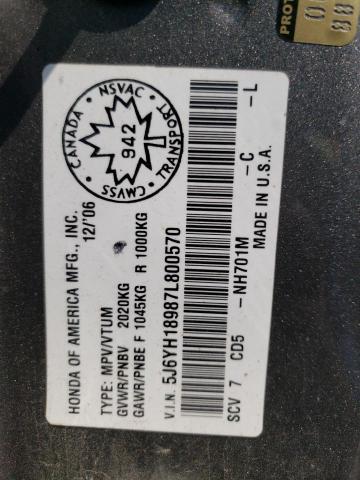 Photo 10 from auction – 2007 HONDA ELEMENT SC with VIN 5J6YH18987L800570