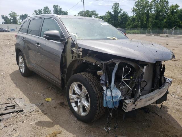 TOYOTA HIGHLANDER 2018 with VIN 5TDDZRFH1JS810079 - Photo from auction