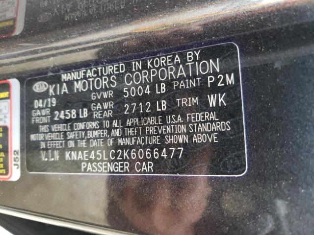 Photo 10 from auction – 2019 KIA STINGER GT with VIN KNAE45LC2K6066477