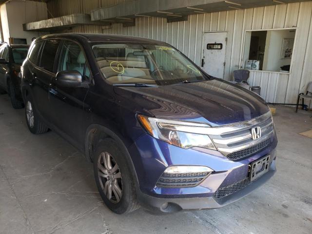 HONDA PILOT LX 2018 with VIN 5FNYF6H17JB071202 - Photo from auction