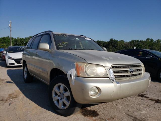 TOYOTA HIGHLANDER 2002 with VIN JTEGF21A220039168 - Photo from auction