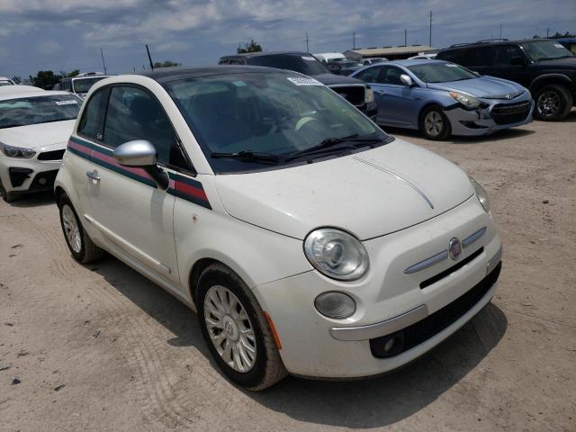 FIAT 500 LOUNGE 2012 with VIN 3C3CFFCR2CT295946 - Photo from auction