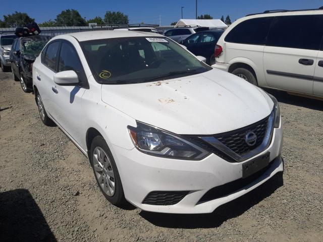 NISSAN SENTRA S 2016 with VIN 3N1AB7AP1GY274619 - Photo from auction