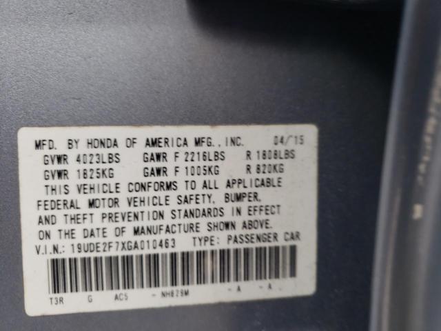 Photo 10 from auction – 2016 ACURA ILX PREMIU with VIN 19UDE2F7XGA010463