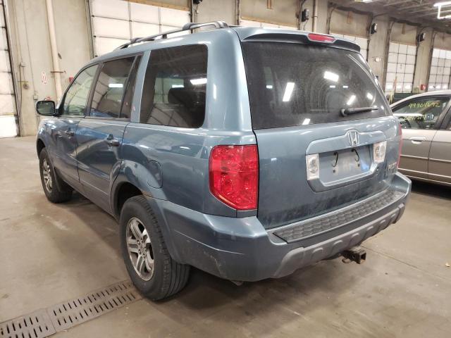 Photo 3 from auction – 2005 HONDA PILOT EX with VIN 2HKYF18425H507684