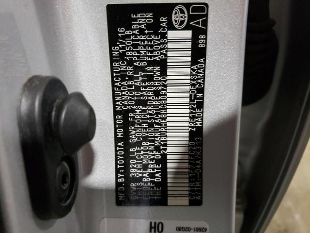 Photo 10 from auction – 2017 TOYOTA COROLLA L with VIN 2T1BURHE8HC809720