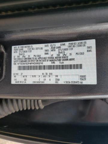 Photo 10 from auction – 2015 FORD F150 SUPER with VIN 1FTEW1EP4FKD05210