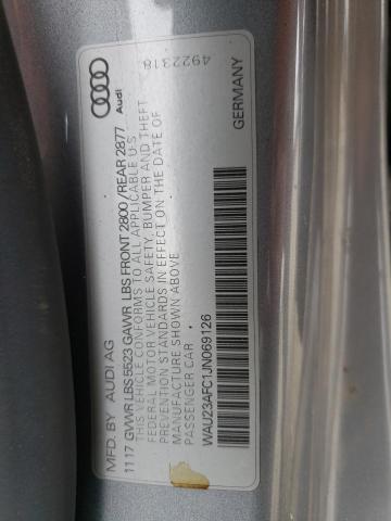 Photo 10 from auction – 2018 AUDI A7 PRESTIG with VIN WAU23AFC1JN069126
