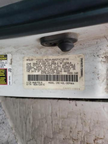 Photo 10 from auction – 2013 TOYOTA COROLLA BA with VIN 5YFBU4EE4DP120811