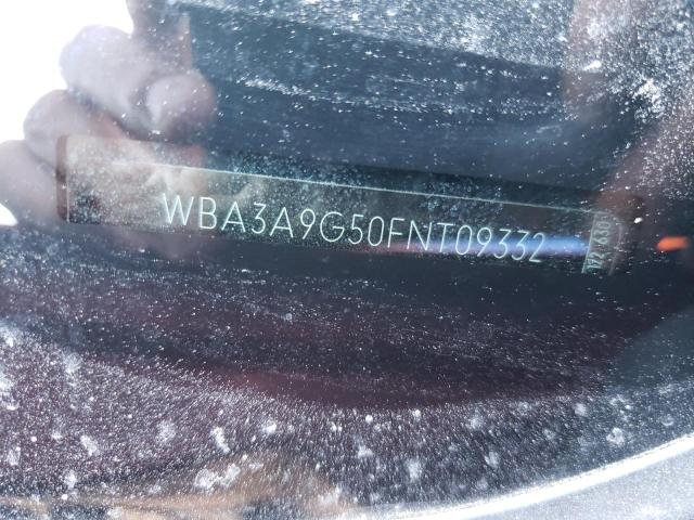 Photo 10 from auction – 2015 BMW 335 I with VIN WBA3A9G50FNT09332