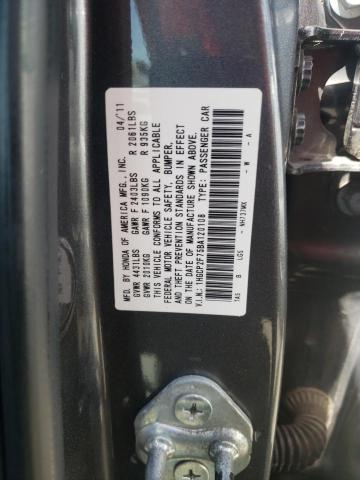 Photo 10 from auction – 2011 HONDA ACCORD EX with VIN 1HGCP2F75BA120108
