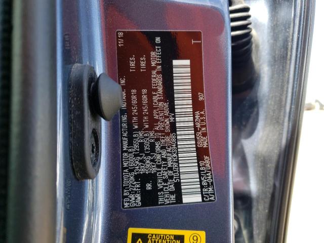 Photo 10 from auction – 2019 TOYOTA HIGHLANDER with VIN 5TDJZRFH3KS940885