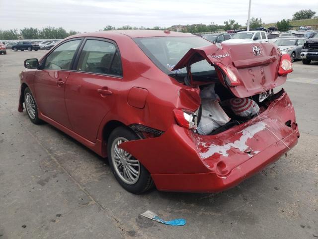 Photo 3 from auction – 2009 TOYOTA COROLLA BA with VIN 2T1BU40E79C162923