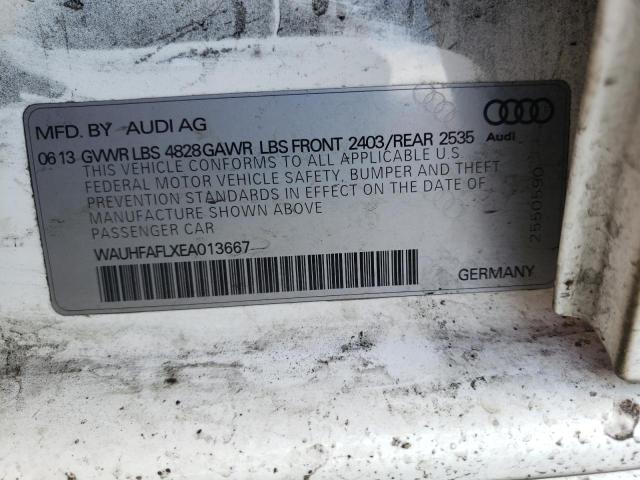 Photo 10 from auction – 2014 AUDI A4 PREMIUM with VIN WAUHFAFLXEA013667