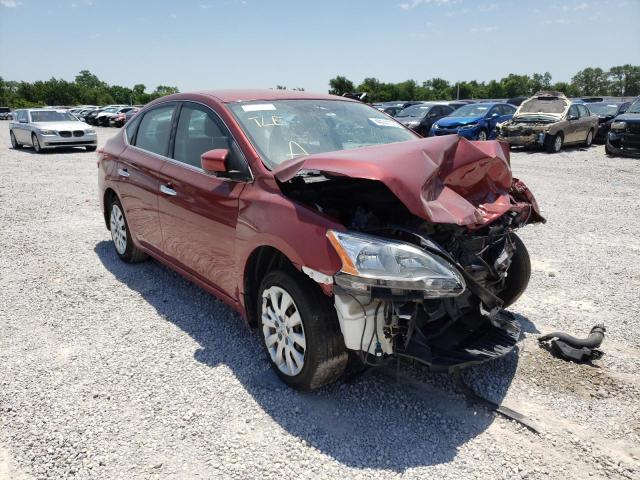 NISSAN SENTRA S 2015 with VIN 3N1AB7AP6FY309136 - Photo from auction