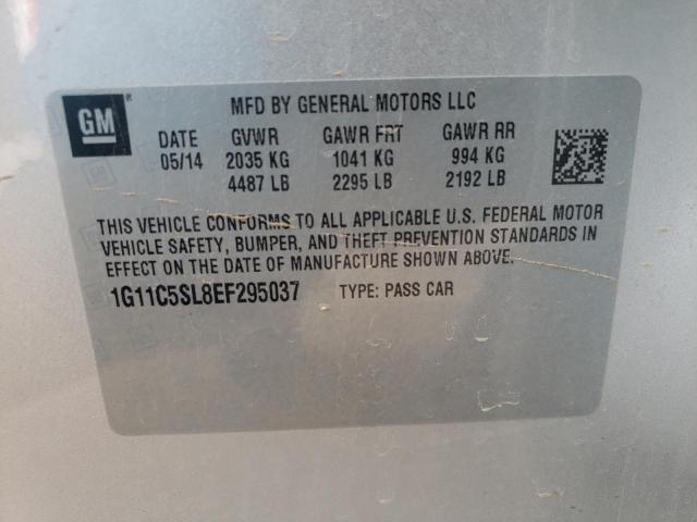 Photo 10 from auction – 2014 CHEVROLET MALIBU 1LT with VIN 1G11C5SL8EF295037